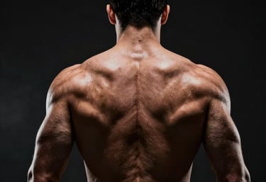 People doing yoga in a park during autumn.