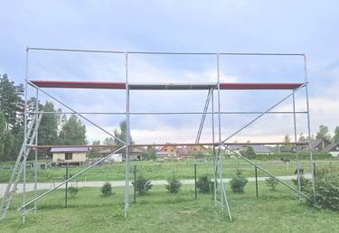 sastatnes stalazas 9x4.8 koka klaji