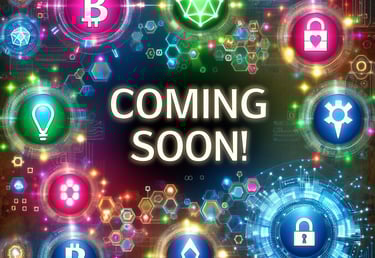 Coming soon AI crypto projects banner