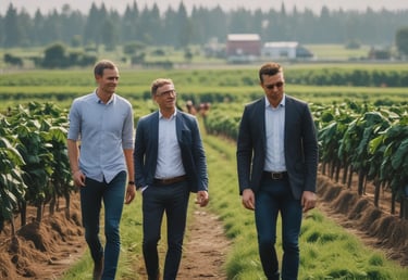 a man riding a skateboard down a street next to tall buildings