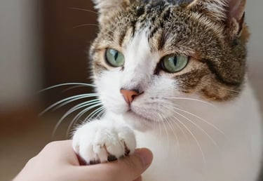 Close-up of a veterinarian listening attentively to a concerned pet owner.