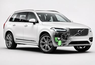 Volvo XC90 T8 Recharge exibe sistema híbrido plug-in com mais de 400 cv
