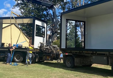 The demountable arrives