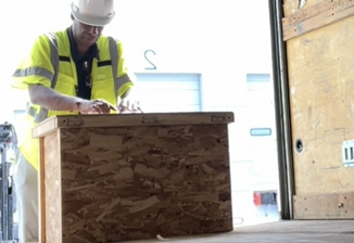 Expedited Lufthansa air cargo from Tucson to Phoenix.