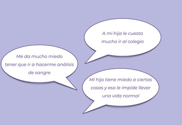 Me da mucho miedo tener que ir a hacerme análisis de sangre