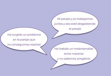 Ha surgido un problema en la pareja que no conseguimos resolver