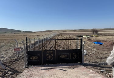Sürgülü Kapı Raylı kapı Bahçe kapısı
