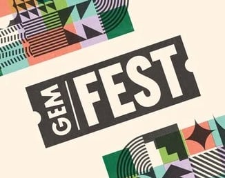Logo del Gem Fest colaborador de Take One Academy