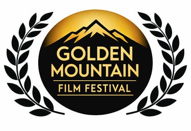 Logo del Golden Mountain Film Festival, colaborador de Take One Academy