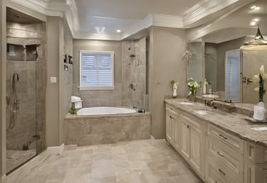 woman in white long sleeve shirt and blue denim jeans standing beside white wooden framed glass