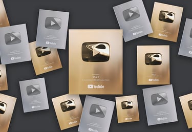 Several youtube monetization buttons