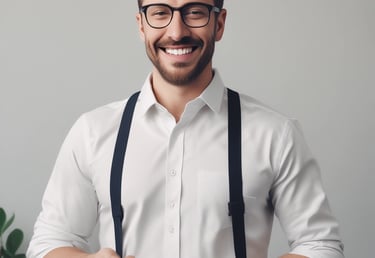 A professional notary meeting a client at their home with documents ready.