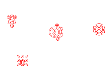um diagrama de um fluxo de dinheiro