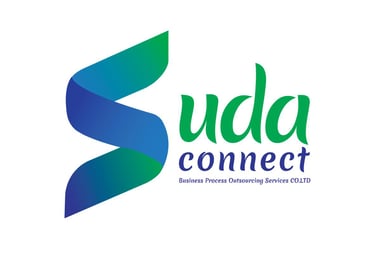 a logo for a business that is  SUDACONNECT FOR BUSINESS PROCESSING OUTSOURCING