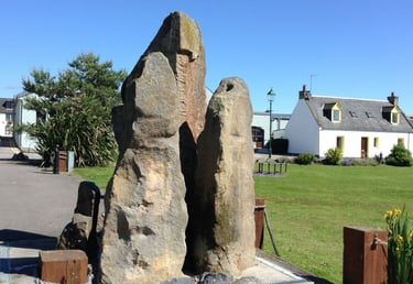 foto do centro de Invergordon na escócia