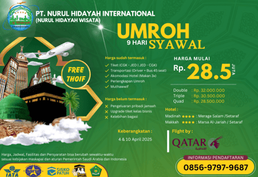 paket umroh syawal 2025