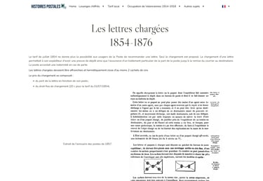 Lettres Chargé