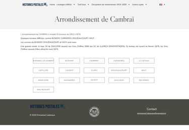 PC et GC Arrondissement Cambrai