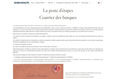 Occupation Valenciennes courrier des banques Bankaufsichtsstelle
