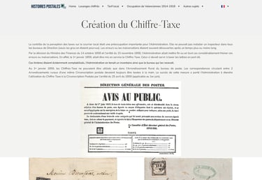 Poste Rurale : le Chiffre-Taxe 