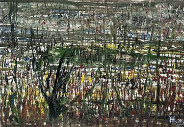 Cuadro Bosque Quemado de Miguel Yebra
