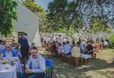 invitados de la fiesta fotografia de casamiento