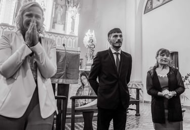 mamá de la novia emocionada fotografia de casamientos