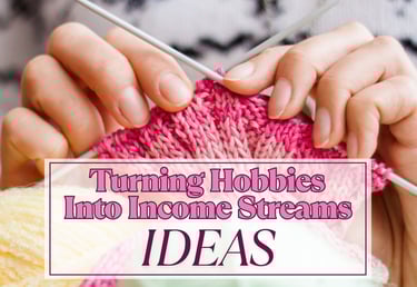 a woman knitting a scarf 