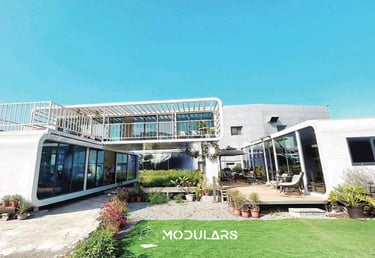 Vivienda modular VM2A1 de doble piso personalizable, MODULARS España