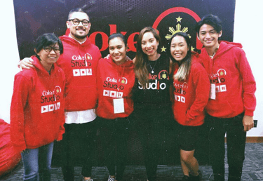 Team Homonym during the Coke Studio Season 2 project awarding