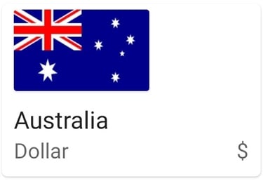 Australian Dollar currency note - AUD - Australia money image