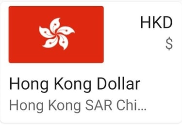 Hong Kong Dollar currency note - HKD - Hong Kong money image
