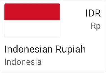 Indonesian Rupiah currency note - IDR - Indonesia money image