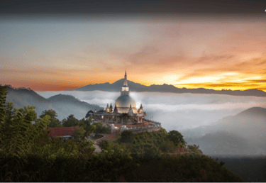 If you are looking for a breath taking place to meditate, Mahamevunawa Nuwara Eliya is best.