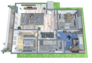 Home Design Floor Plan by Kemper Apps