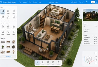 tiny house 3D planner