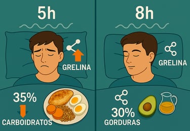 Como o sono regula hormônios da fome e facilita o emagrecimento