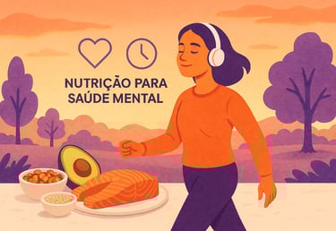 Pessoa caminhando em parque, atividade física para reduzir ansiedade e melhorar saúde mental