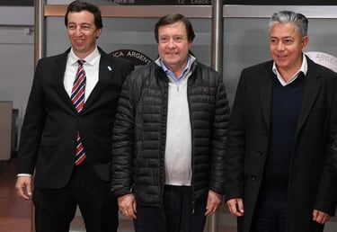 Gobernadores de Río Negro y Neuquén - Alberto Weretilneck y Rolo Figueroa