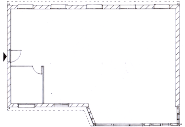 Maison B. Plan RDC existant