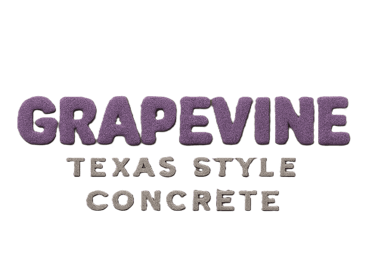 Grapevine Texas Style Concrete Logo