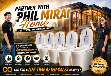 Build Smarter Together with PhilMirai Home Smart Toilet Philippines