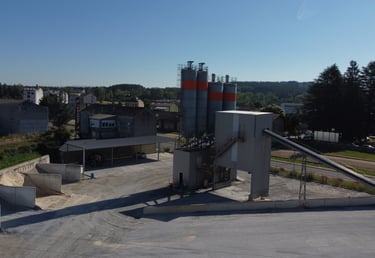 Planta de hormigón en Láncara
