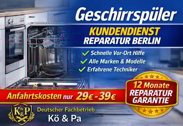 geschirrspüler reparatur berlin