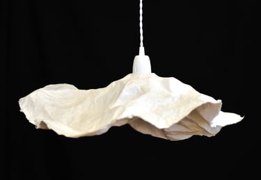 sculpture éclairée petite fleur simple