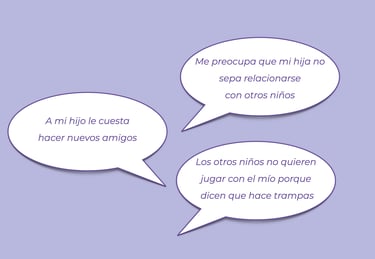 Me preocupa que mi hija no sepa relacionarse con otros niños