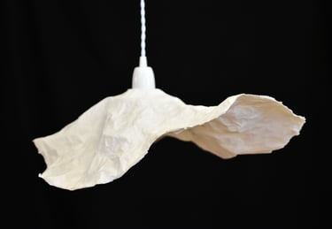 sculpture éclairée petite fleur simple