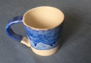 Blue Layered Cup