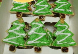 galletas de almendra navideñas pasteleria queti