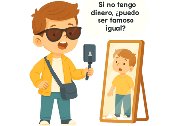 Si no tengo dinero, ¿puedo ser famoso igual